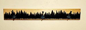 Pine Tree Forest Coat/Hat Holder